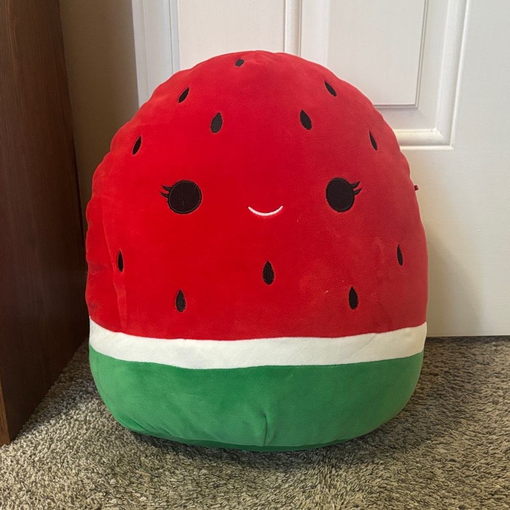 Cute Watermelon Plush Pillow - 14” Winsey the Watermelon